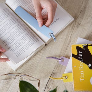 Custom leather bookmark for Her | Booksworm bookmark | Personalized leather bookmark | Special gift for mom | Leather Gifts for Dad