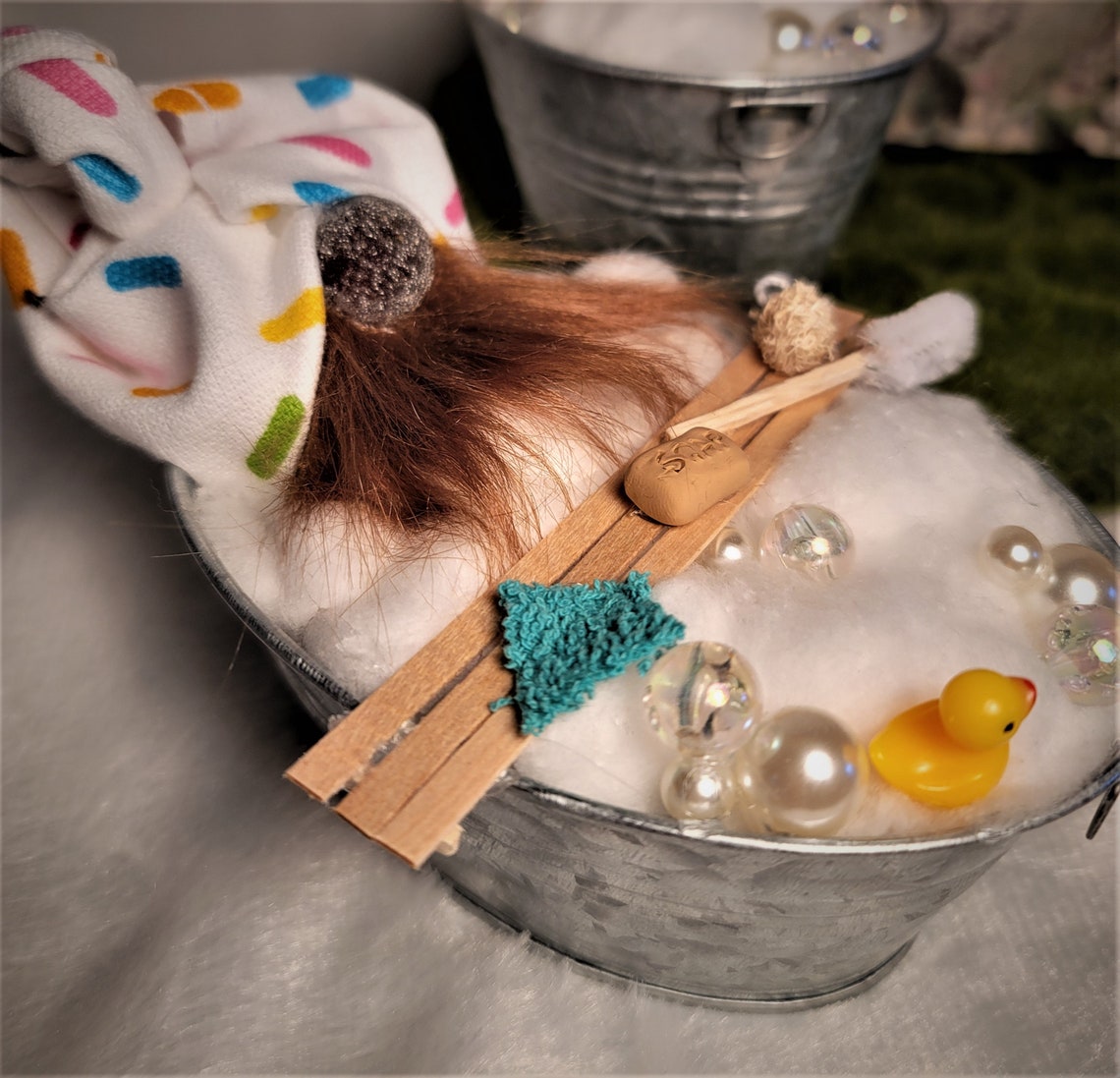 Bubble Bath Gnomes Gnome Decor Bathroom Gnome Gnomes in a Etsy