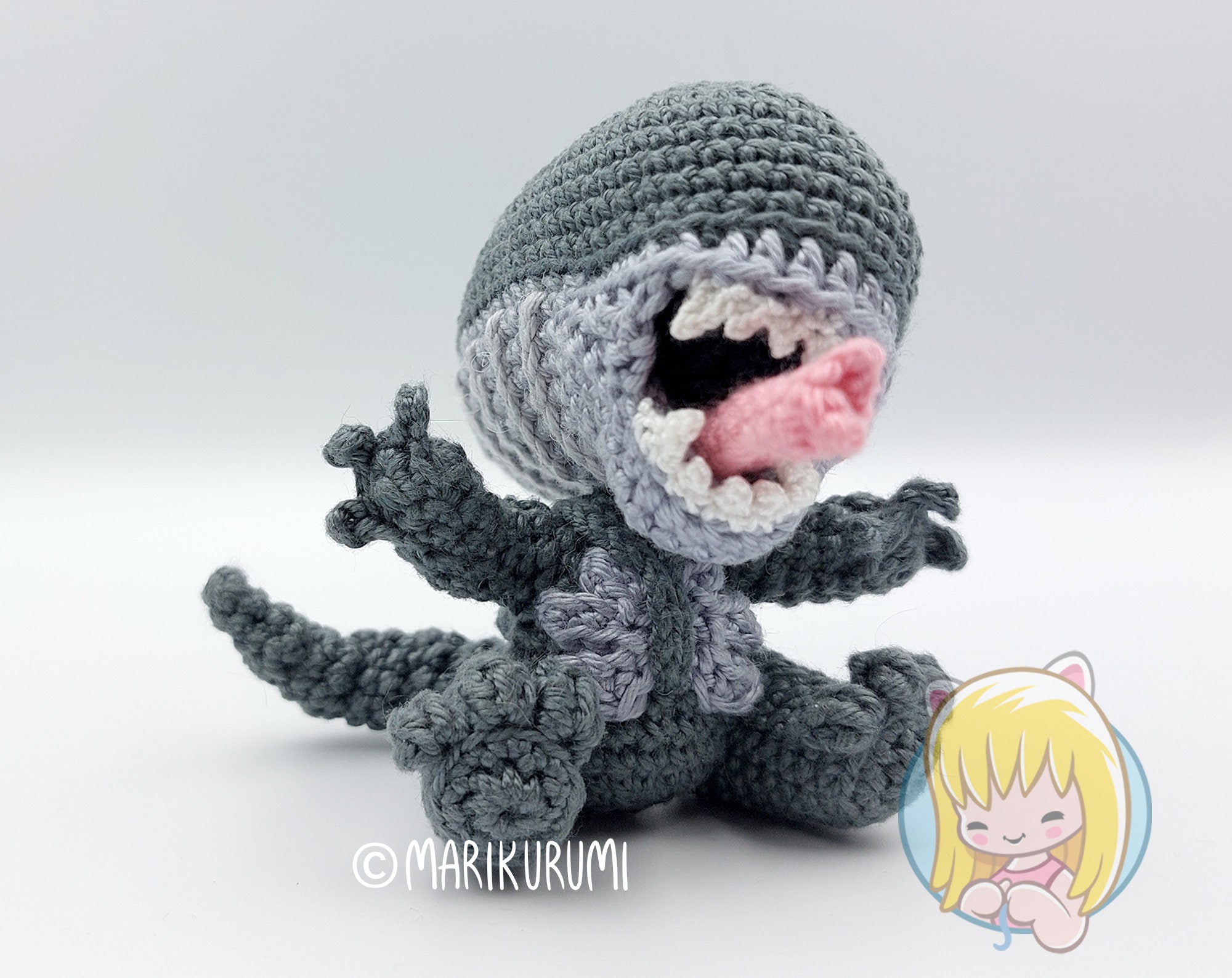 Crochet PATTERN Lil'xeno | Cute and Little Scary Amigurumi Alien