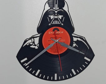 Dark Vador Figurine Disque Vinyle Horloge Murale - Décor Unique Star Wars