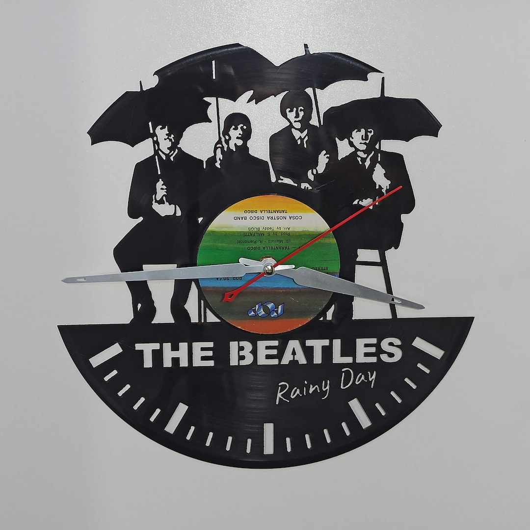 Vinyl Record Clock Beatles Inspired Vinyl Wall Clocks for Music Lovers