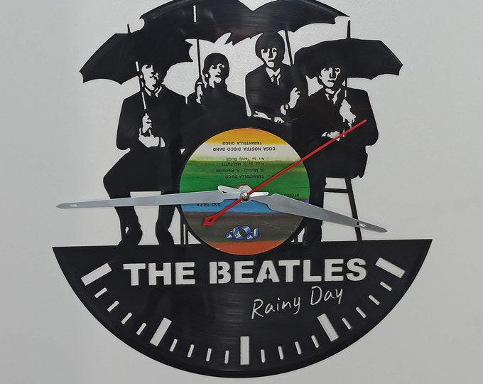 Vinyl Record Clock Beatles Inspired Vinyl Wall Clocks for Music Lovers