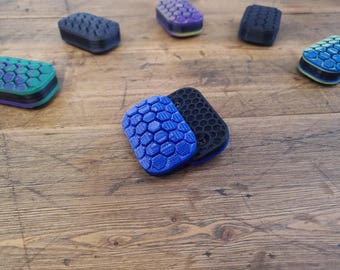 Hex Fidget Slider Pro – Clicker EDC háptico, impreso en 3D