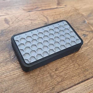 Hive Fidget Slider - Aimant haptique Fidget Toy - Office Fidget Tool - Impression 3D EDC Fidget pour la mise au point - Variantes silencieuses et cliquables