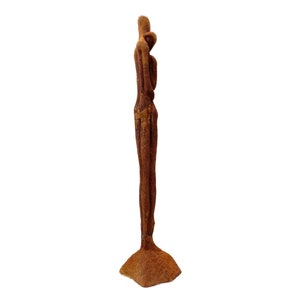 Sculpture statue figure lovers love couple wedding iron garden 65 cm