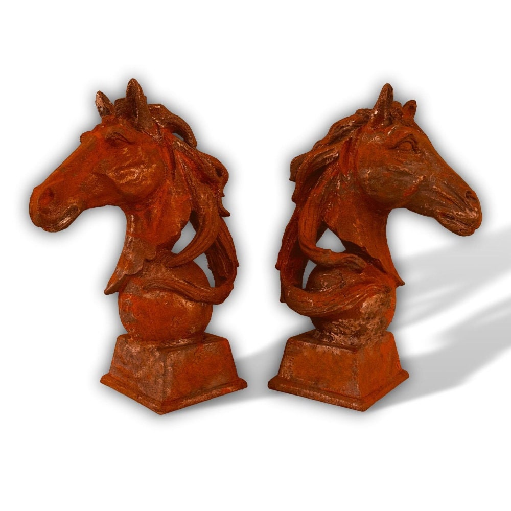 TROPHÉE HIPPIQUE SPORT Équitation Cheval Fonte Socle Bois Compétition