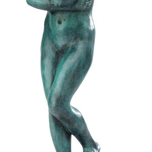 Sculpture en bronze d'après Rodin Bronze Eva figure copie réplique figure style antique 46 cm image 1