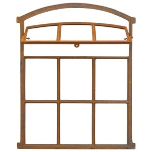 Window to open rust stable window iron window iron 71 cm antique style (d2)