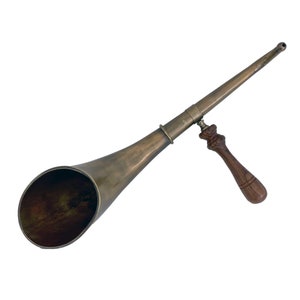 Cornet acoustique stéthoscope décoration trompette l'oreille 28cm style  antique