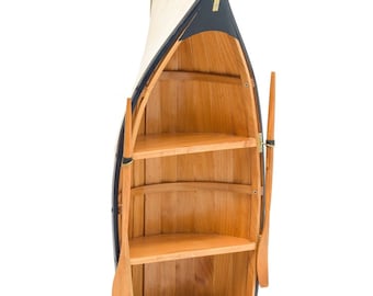 Étagère bateau en bois, étagère murale pour bateau, meuble décoratif maritime, 62 cm