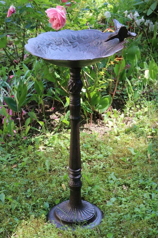 Bird Bath Bird Bath Garden Bird Basin Bird Iron Antique Style Etsy