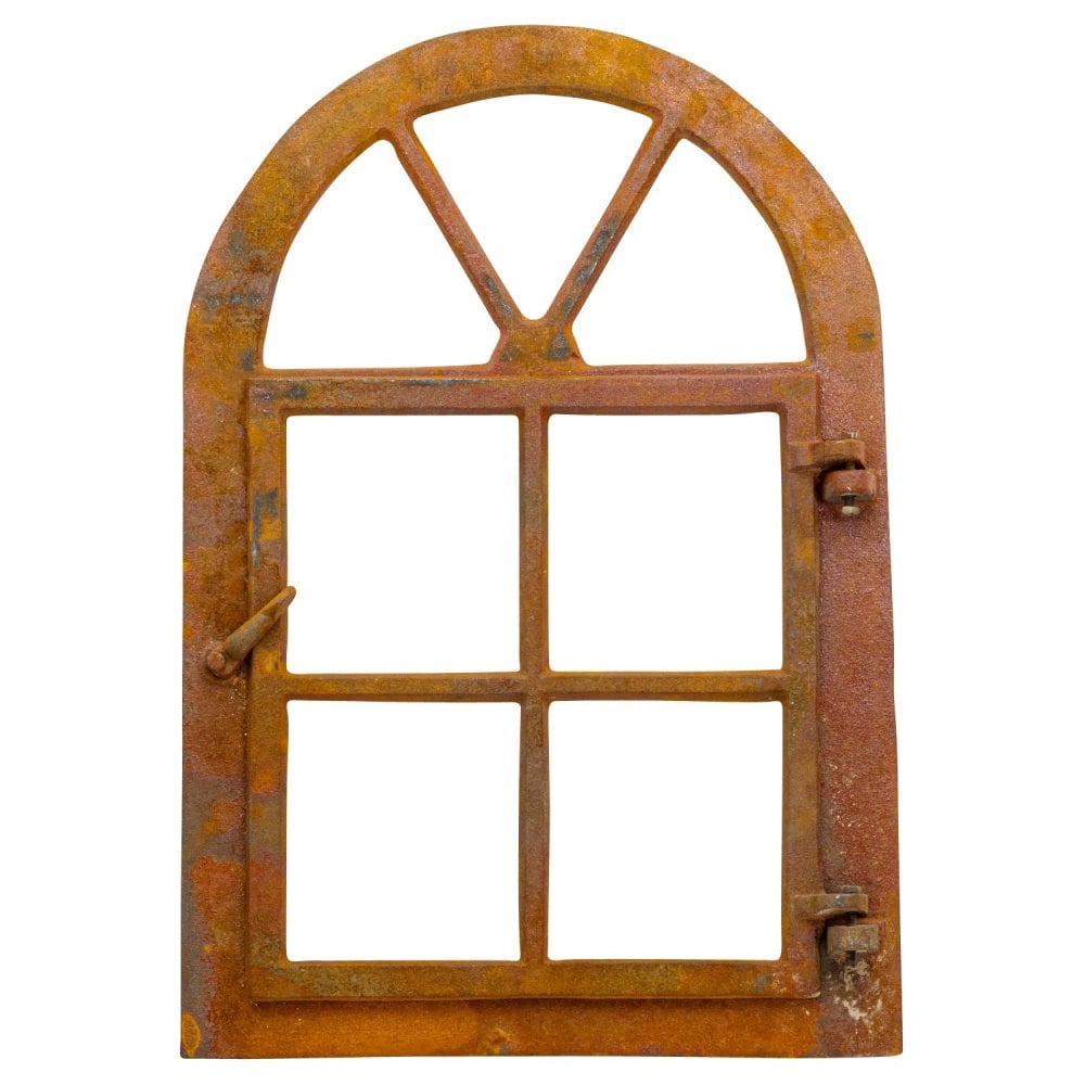 Schöne Stallfenster aus Eisen Edelrost im Antik-Stil und Vintage-Stil Eisenfenster kaufen ... Stallfenster Eisenfenster Rostig Nostalgie Scheunenfenster Rahmen