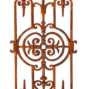 Grid Garden Fence Stairs Balcony Railing Iron Antique Style Trellis