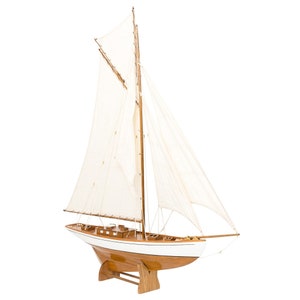 Model ship sailing yacht yacht wooden ship boat sailing ship 135 cm no kit