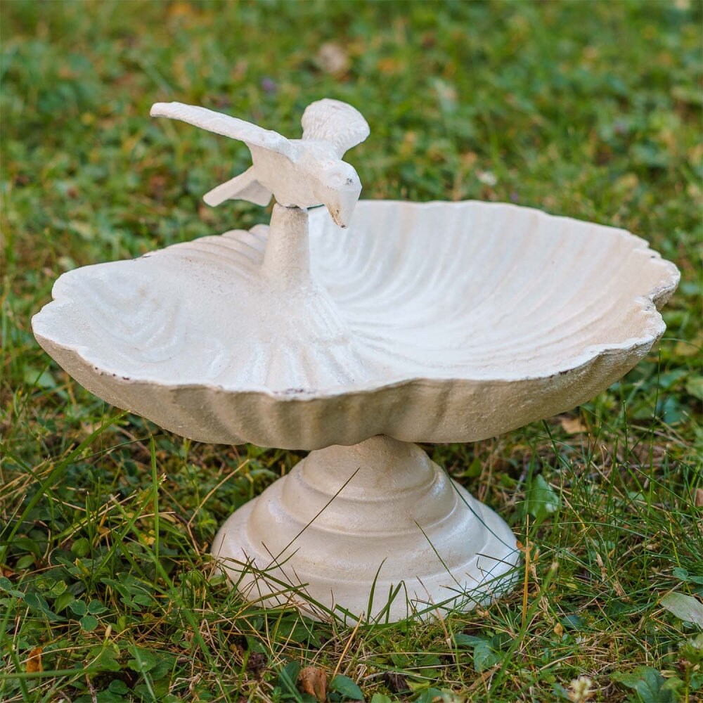 Vogeltränke 'Jardin Majorelle' – Dekoratives Vogelbad Aus Metall Für Garten & Terrasse (78 Cm)