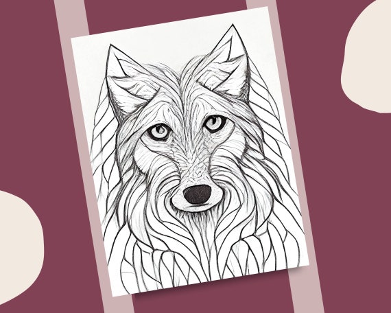 Wolf Coloring Book for Kids Ages 8-12: The Perfect Art Book For
