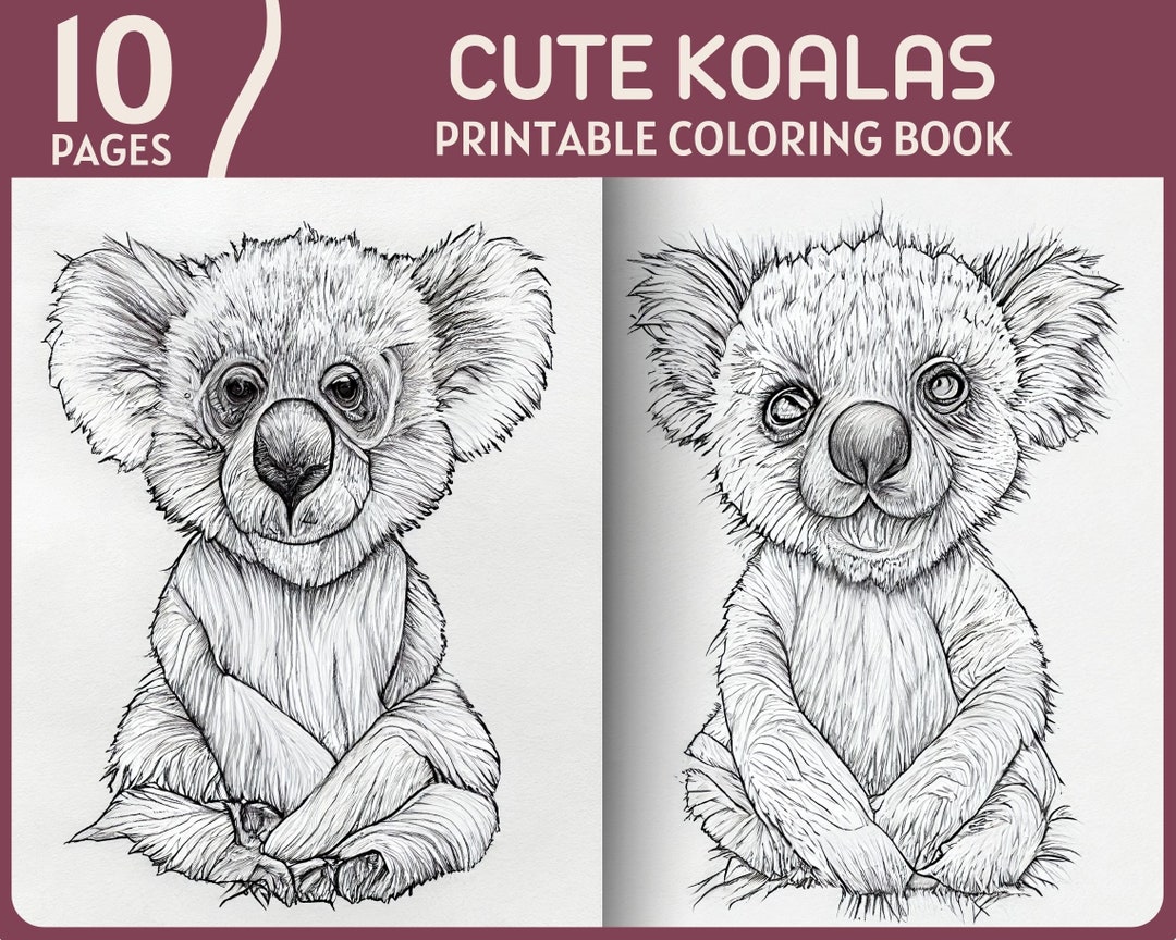 Koala Coloring Book: Koala Bear Coloring Book for Kids and adults  Containing Koala Designs in a variety of styles Koala Gifts for Toddlers,  (Paperback)
