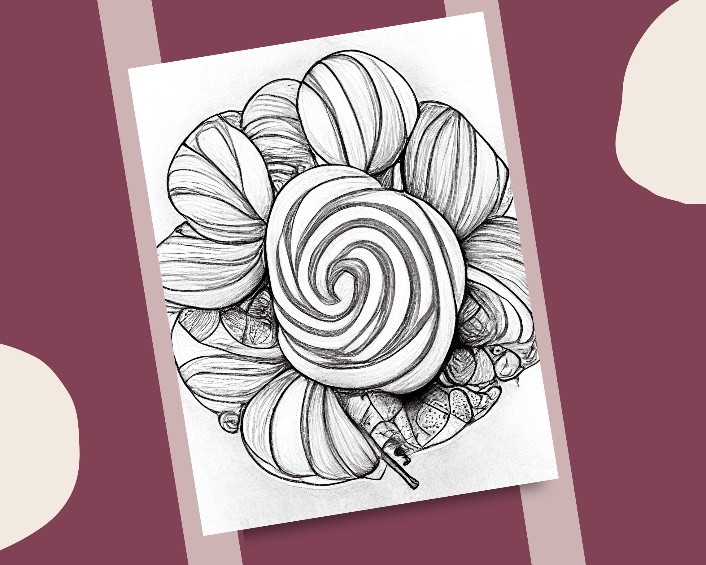 10 Lollipops Coloring Pages Sweet Lollipop Coloring Book Printable