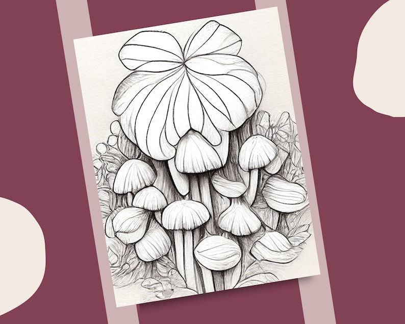 10 Mushroom Coloring Pages That Will Unleash Your Whimsical Side