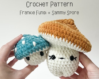 Crochet Mushroom Pattern, Frankie Fungi, Sammy Spore, Mushroom Pattern, Crochet Pattern, Crochet Patterns, Mushroom Patterns, Crochet Mushie