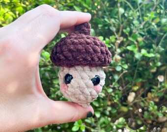 ♡ラブリークロッシェページです♪ どんぐりアート かぎ針編みのどんぐりパターン：イッティ・ビッティ・ガーデン・ポップ