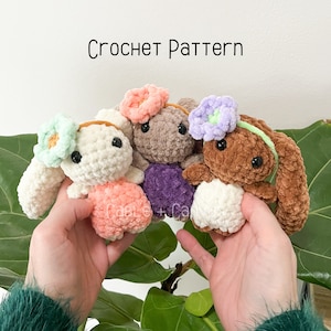 Crochet Bunny Pattern, Bitty Bun, Crochet Pattern, Bunny Pattern, Crochet Bunny, Crochet Easter, Crochet Easter Pattern, Patterns, Crochet