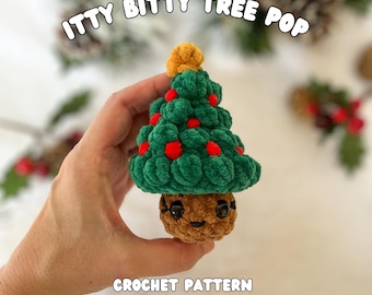 Patrón de árbol de Navidad a crochet: Árbol pequeño y divertido (Descarga digital en PDF)