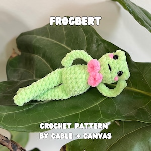Low Sew Frog Crochet Pattern: Frogbert Rag Doll (PDF Pattern)