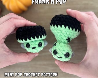 Frank-N-Pop Crochet Pattern: Amigurumi Halloween Plush (PDF Download)