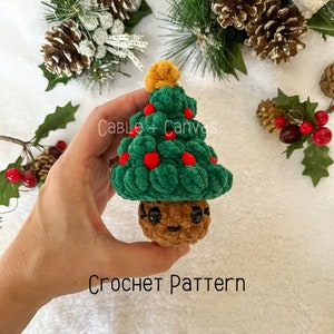 Christmas Tree Pop Pattern, Itty Bitty Tree Pop, Jolly Pop, Crochet Christmas Tree Pattern