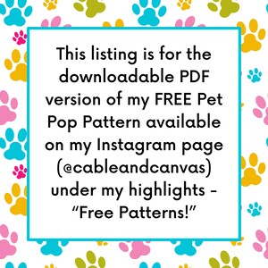 Itty Bitty Pet Pops, Crochet Pattern, Popping Pets, Amigurumi Pattern, Crochet Dog Pattern, Crochet Cat Pattern image 2