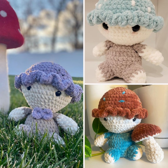 Crochet Mushroom Patterns That Scream Cottage Core - Crochet 365 Knit Too