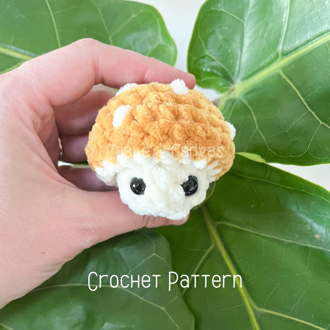 Itty Bitty Mushie Pop, NO SEW, Mini Pops, Crochet Pattern, Pocket