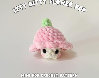 No-Sew Crochet Flower Pop Pattern: Amigurumi Fidget (PDF Pattern)