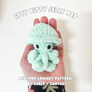 Mini paletas de gelatina, sin costuras, patrón de crochet, bolsillo, amigurumi, patrón, juguete de crochet, patrón de amigurumi, patrón de juguete