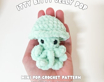 Crochet Jelly Pop Pattern: No Sew Amigurumi (PDF Pattern), Silent Fidget