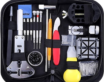Watch Repair Tool Kit, Professional Tool Set. Complete kit for repairing and maintaining your watches.