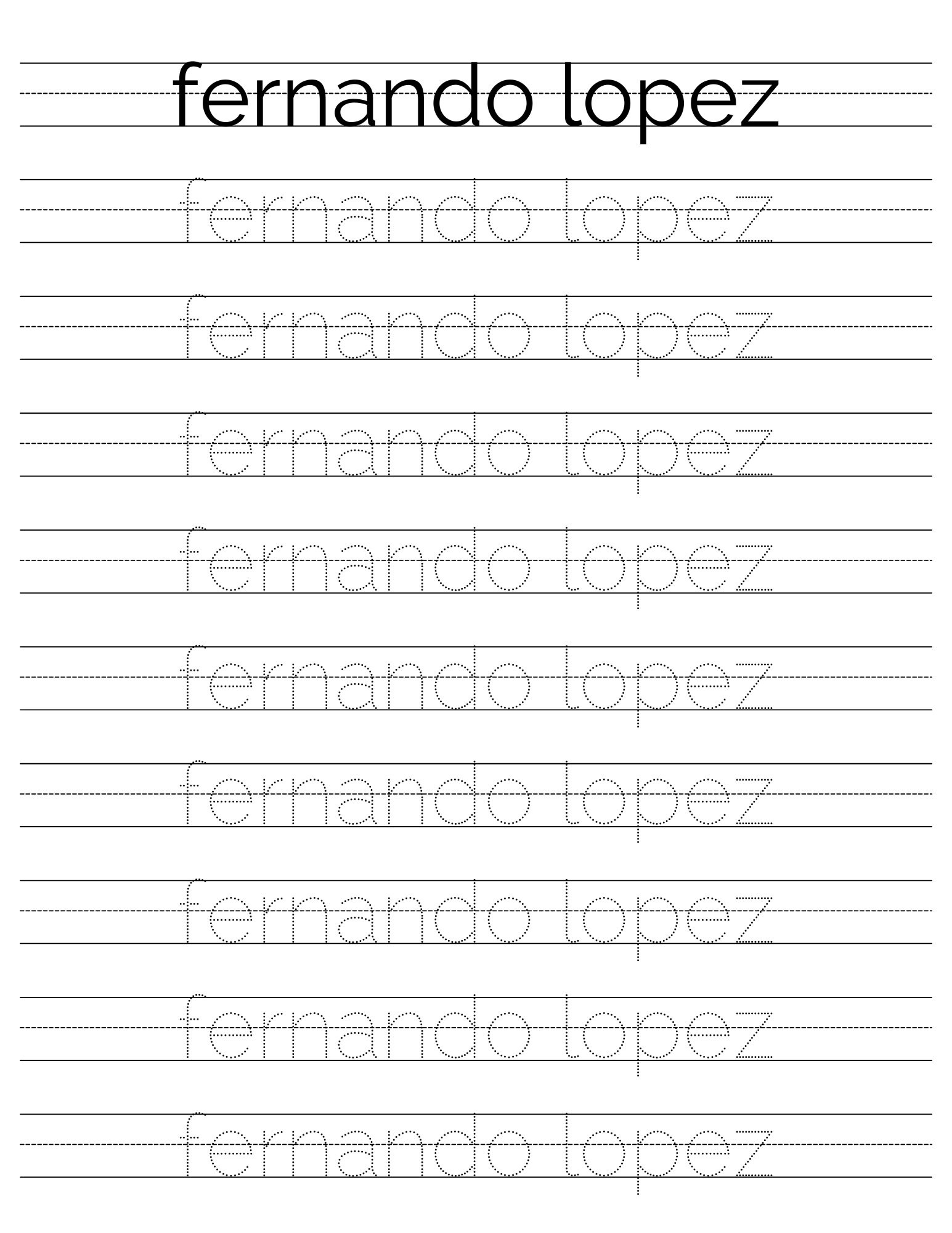 Learn Your Name Custom Name Handwriting Personalized Name Etsy