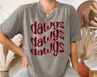 Trendy Georgia Bulldogs Tshirt, Dawgs Game Day Shirt, Trendy Georgia Fan Shirt, UGA Bulldogs Fan Shirt, Georgia Dawgs Apparel, UGA Bulldogs