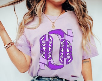 売れ筋商品|||イメージワン カットソー トップス レディース Men's and Women's Purple TCU Horned Frogs Scenic Comfort Colors T-Shirt Purple TCU Horned Frogs Unisex Scenic Comfort Colors T-Shirt - Purple