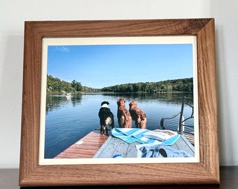 Marcos de fotos de madera hechos a mano