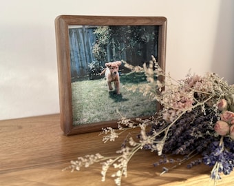 Marcos de fotos de madera hechos a mano