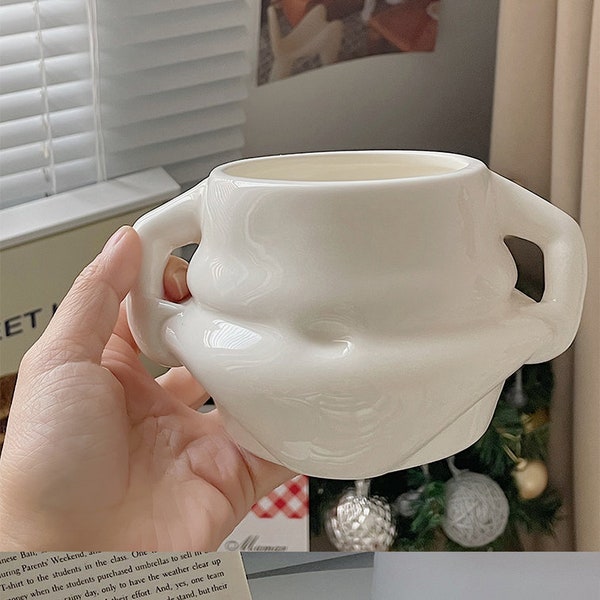 Coupe ventrale | Grosse tasse drôle | Cadeaux pour elle | Cadeaux de bureau amusants | Cadeaux pour les collègues | Cadeaux d'anniversaire | Père Noël secret