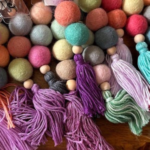 Felted Wool Ball Car Vent Oil Diffusers