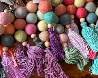 Felted Wool Ball Car Vent Oil Diffusers