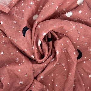 Muslin | Baby Wrap | Burp Cloth | Celestial Mauve