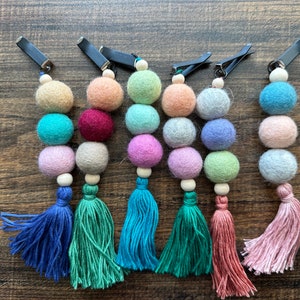 Felted Wool Ball Car Vent Oil Diffusers