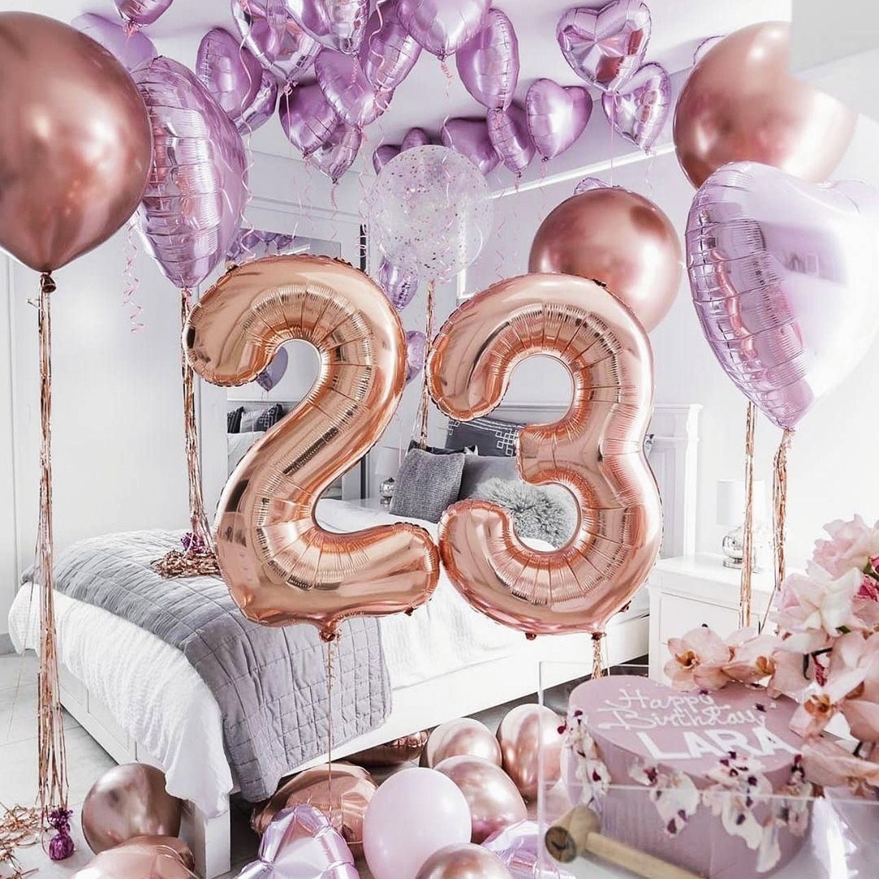 Refrein toevoegen Thespian 23rd Birthday Girl Decoration Happy 23rd Birthday 23 Birthday - Etsy