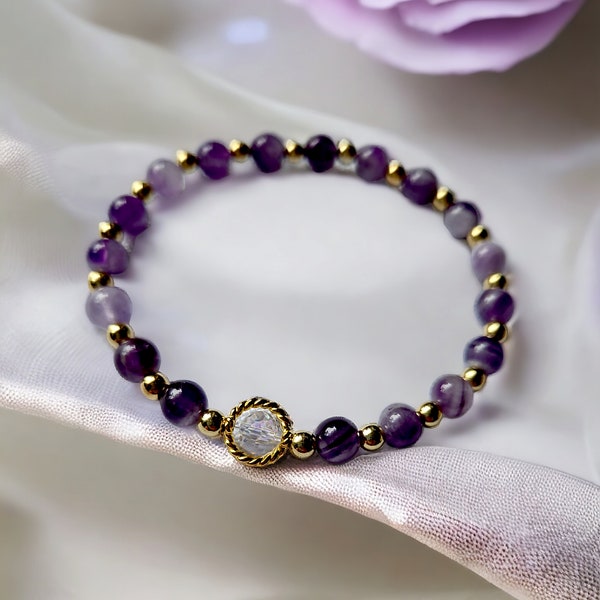 AMETHYST EDELSTEIN ARMBAND