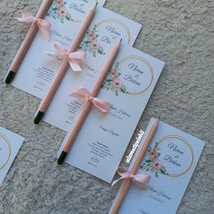 Seed Pen, New Born Baby Favors, Baby Shower Gift, Wedding Gift, Flower Pencil, Personalized Pencils, back to school, printed pen, only pen